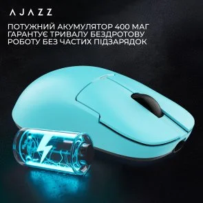 Фото: Миша Ajazz AJ159 Apex Wireless Blue (AJM159-A-BLUE) № 17 | KTC