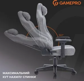 Фото: Крісло GamePro FGC750 Fabric Dark Gray (FGC750DG) № 16 | KTC
