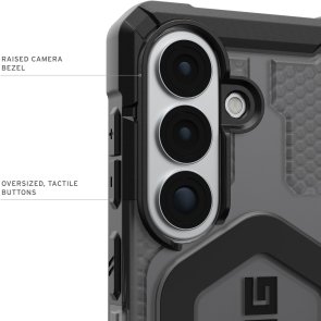 Чохол UAG for Samsung S26 - Pathfinder Clear with Magnet Ash/Black (214528113140)