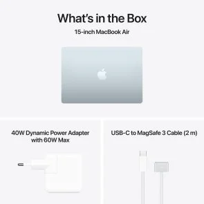 Фото: Ноутбук Apple MacBook Air 15.3 2026 M5 10GPU Sky Blue (MDVQ4) № 9 | KTC
