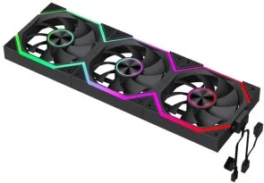 Фото: Кулер Gamemax FN12A-N2 Wireless Black 3pcs (FN12A-N2 WL) № 5 | KTC