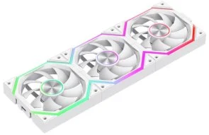 Фото: Кулер Gamemax FN12A-N2 Wireless White 3pcs (FN12A-N2 WL-W) № 2 | KTC