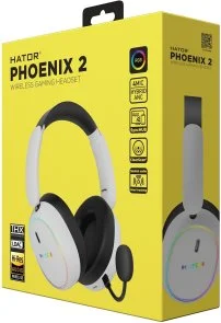 Фото: Гарнітура Hator Phoenix 2 Wireless White (ESH41) № 7 | KTC
