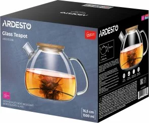 Фото: Заварник Ardesto Gemini Bubble 1500ml Clear (AR3015GBB) № 2 | KTC