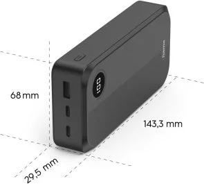 Фото: Батарея універсальна Hama 20000mAh Black (201755) № 6 | KTC