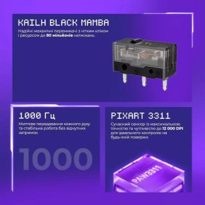 Миша Proove Rate Special Edition WL/BT/USB White/Purple (CMRTWRS03002)
