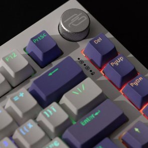 Клавіатура, Proove Gaming Coupe Huano Kobe WL/BT/USB, White/Purple ( Gaming )