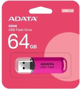 Фото: Флешка USB A-Data C906 64GB Purple Pink (AC906-64G-RPP) № 3 | KTC