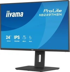 Фото: Монітор iiyama ProLite XB2497HSN-B1 Black - 23.8" IPS / 1920×1080 / 100 Гц / Adaptive Sync / Pivot / HAS № 5 | KTC