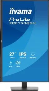 Фото: Монітор iiyama XB2793QSU-B1 Black - 27" IPS / 2560×1440 / 75 Гц / Adaptive Sync / Pivot / HAS № 2 | KTC