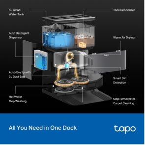 Робот-пилосос TP-Link RV50 Pro Omni (TAPO RV50 PRO OMNI)