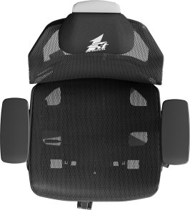 Крісло 1stPlayer Ergo Aero Black/Purple (ERGO-AR-BK)