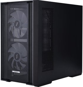 Корпус 1stPlayer AU6-BK-2FA7-14-2FA7R-1FA7 Black with window