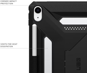 Чохол для планшета UAG for Apple iPad 2025 - Scout Plus Black (124495114040)