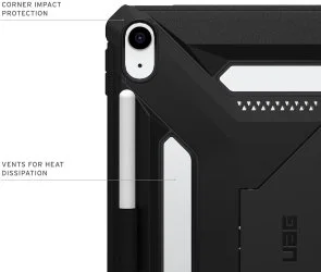 Фото: Чохол для планшета UAG for Apple iPad 11 2025 - Scout Plus Black (124495114040) № 6 | KTC