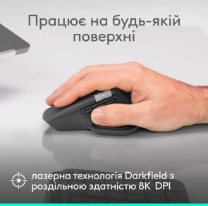 Фото: Миша Logitech MX Master 4 for Business WL/BT Graphite (910-007617) № 9 | KTC