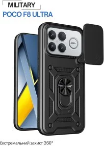 Фото: Чохол BeCover for Poco F8 Ultra - Military Black (715404) № 2 | KTC