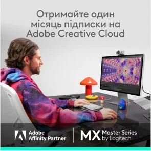 Фото: Миша Logitech MX Master 4 for Mac White Silver (910-007576) № 12 | KTC