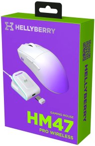Миша Hator Hellyberry HM47 PRO Wireless/BT White-Violet Gradient (HM47PRO_white_violet)