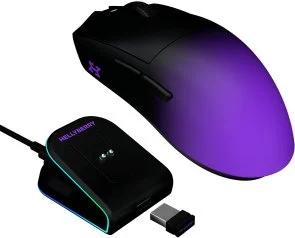 Фото: Миша Hator Hellyberry HM47 PRO Wireless/BT Black-Violet Gradient (HM47PRO_black_violet) № 8 | KTC