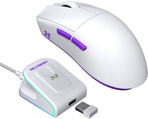 Миша Hator Hellyberry HM47 Wireless/BT White-Violet (HM47_white_violet)