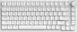 Фото: Клавіатура Ajazz AK820 Red Switch ENG/UKR USB White (AK820-R-W) № 3 | KTC