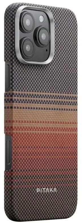 Фото: Чохол Pitaka for Apple iPhone 16 Pro - Tactile Woven Sunset (KI1601SU) № 2 | KTC