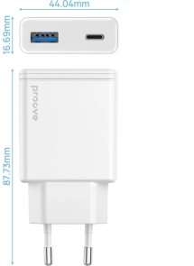 Зарядний пристрій Proove Slender 45W White (WCSL45110002)