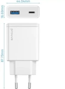 Фото: Зарядний пристрій Proove Slender 45W White (WCSL45110002) № 9 | KTC