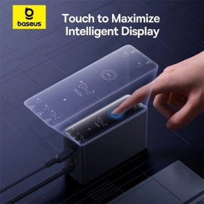 Зарядний пристрій Baseus GaN3 Intelligent Desktop PD QC 240W 5A Bl (P10163901113-00)