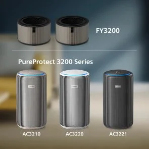 Фото: Фільтр HEPA Philips для очищувача повітря PureProtect 3200 (FY3200/30) № 3 | KTC