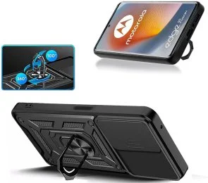Фото: Чохол BeCover for Motorola Edge 50 Fusion - Military Black (712162) № 3 | KTC