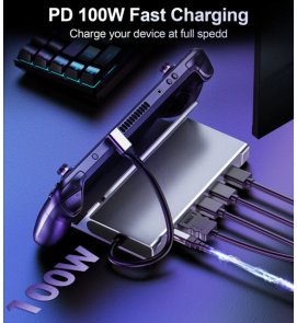 USB-хаб Choetech 7in1 (HUB-M77-GY)