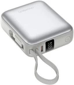 Фото: Батарея універсальна Choetech B832 10000mAh 35W Buid-in Type-C Cabel Grey (B832-GY) № 3 | KTC