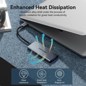 USB-хаб Vention TOOHB 6in1