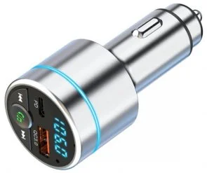 Фото: FM-Трансмітер + АЗП Aspiring Wave 5 PD 48W Metal case (WV654712) № 2 | KTC