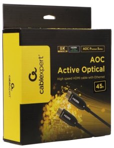 Кабель Cablexpert AOC v2.1 HDMI / HDMI 45m Black (CCBP-HDMI8K-AOC-45M-EU)