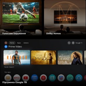 Телевізор MiniLED Dreame Aura 55S100 (Smart TV, Wi-Fi, 3840x2160)