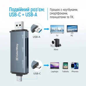 Фото: Кардрідер ColorWay CW-CR-01 № 6 | KTC