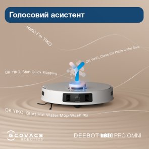  Робот-пилосос ECOVACS DEEBOT OZMO T30 Pro Omni DDX14