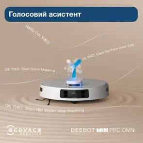 Фото: Робот-пилосос ECOVACS DEEBOT OZMO T30 Pro Omni DDX14 № 20 | KTC