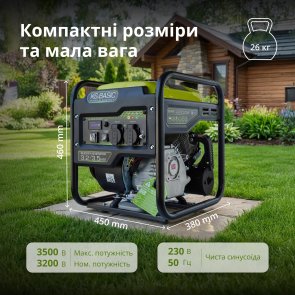 Генератор Könner & Söhnen KSB 35i 3200W (KSB 35I)
