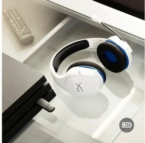 Фото: Гарнітура HyperX Cloud Stinger Core for PS5/PS4 White/Blue (4P5J1AA) № 10 | KTC