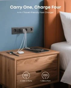 Фото: Зарядний пристрій Anker Charger 70W Black (A121CG11) № 4 | KTC