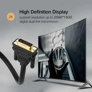 Фото: Кабель UGREEN DV101 DVI / DVI 24+1 2m Black (11604) № 3 | KTC