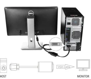 Фото: Перехідник UGREEN MM108 DVI 24+1 M / VGA F Black (40259) № 2 | KTC