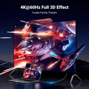 Фото: Кабель UGREEN DP119 v2.0 DP / HDMI 1m Black (15773) № 6 | KTC