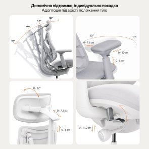 Крісло LiberNovo Omni Space Gray (CP-GW-0000015-00-00)