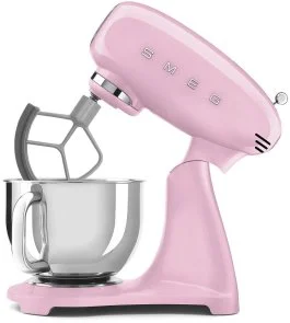 Фото: Планетарний міксер Smeg Style Aesthetic Pink (SMF05PKEU) № 4 | KTC