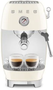 Фото: Ріжкова кавоварка Smeg Style Aesthetic Cream Glossy Finishing (ECF03CREU) № 9 | KTC